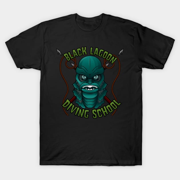 Diving School T-Shirt by Profeta999